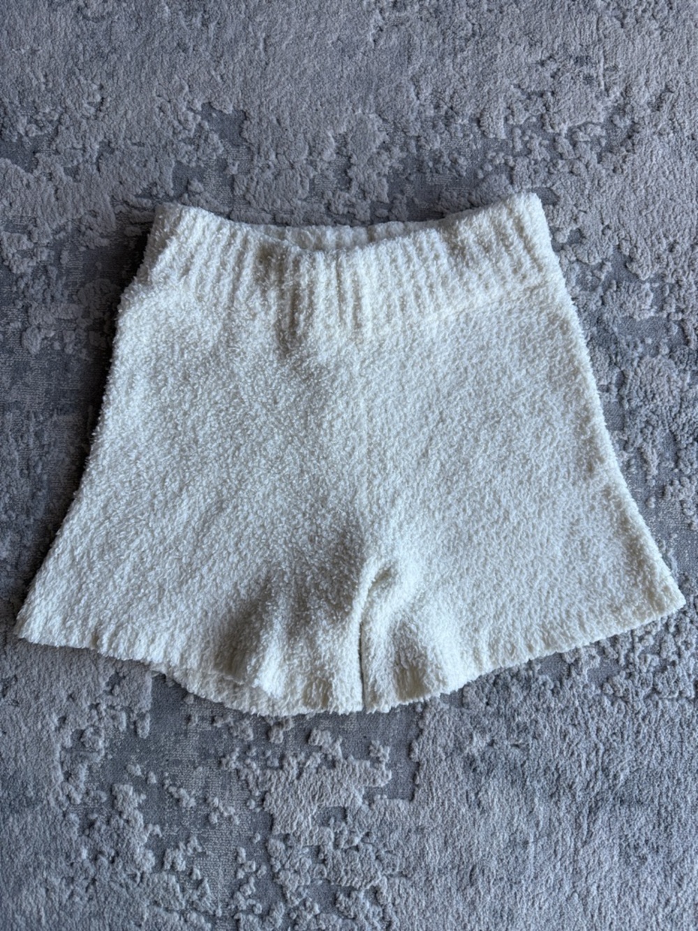 Cozy Cream Women's Knit Lounge Shorts